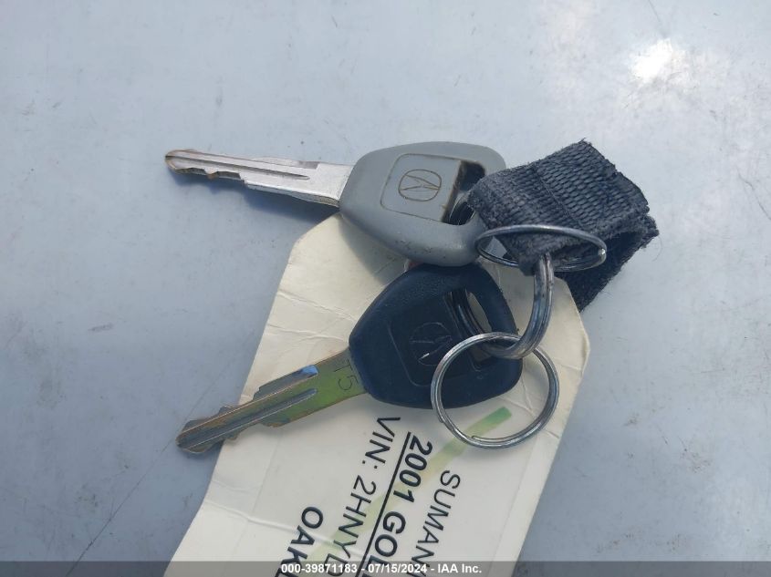 2001 Acura Mdx VIN: 2HNYD18811H539208 Lot: 39871183