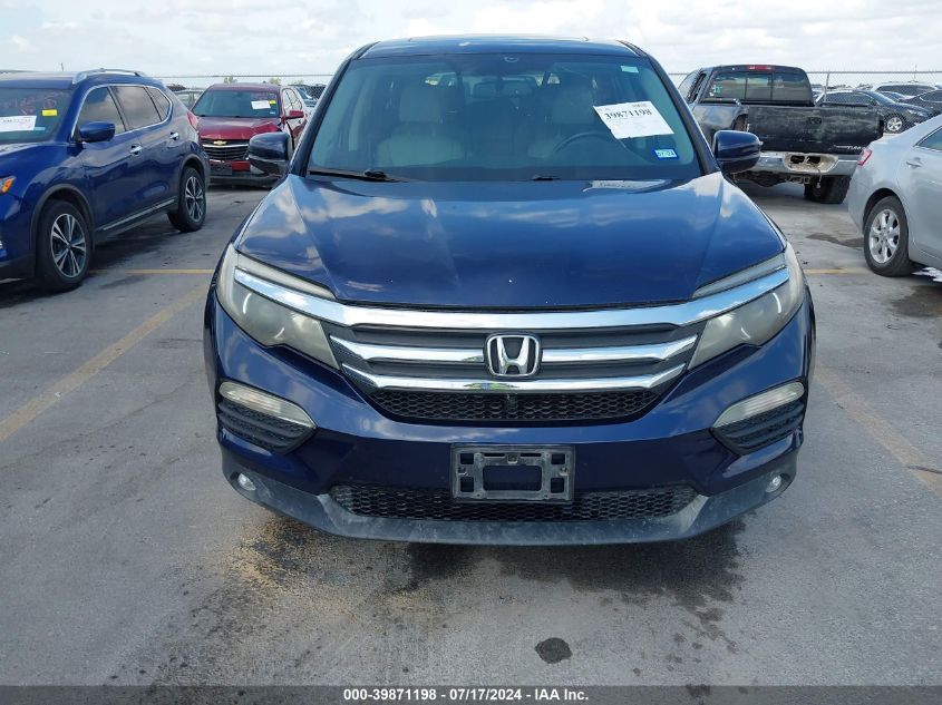 2016 Honda Pilot Exl VIN: 5FNYF6H56GB050045 Lot: 39871198