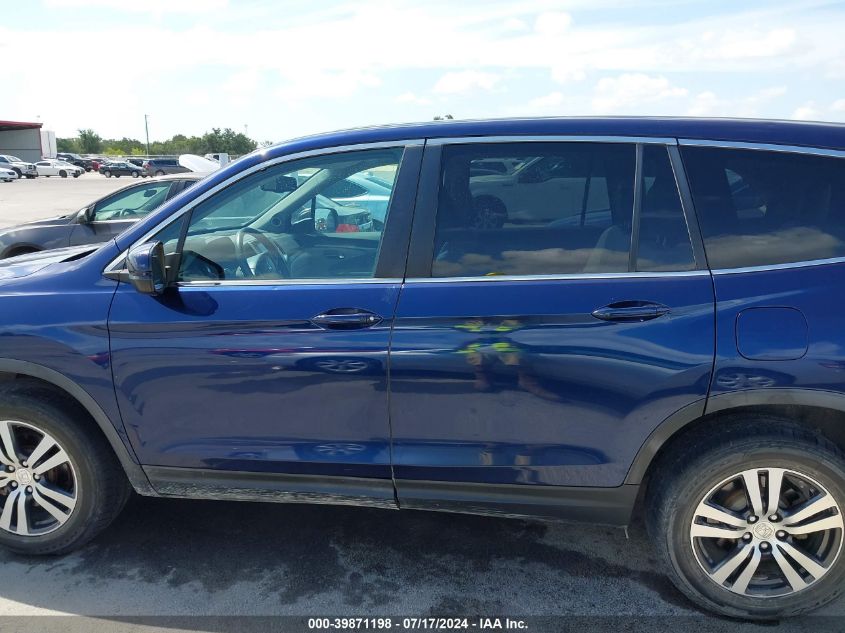2016 Honda Pilot Exl VIN: 5FNYF6H56GB050045 Lot: 39871198