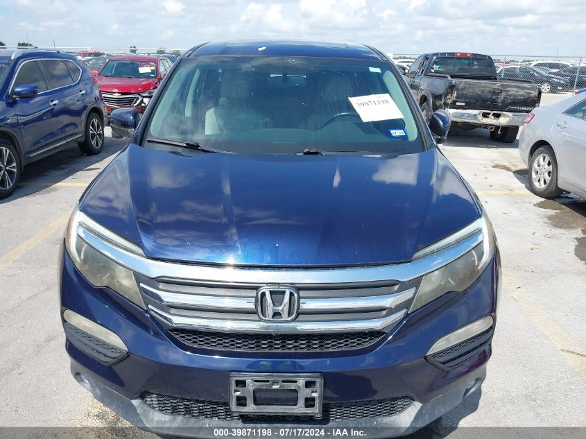 2016 Honda Pilot Exl VIN: 5FNYF6H56GB050045 Lot: 39871198