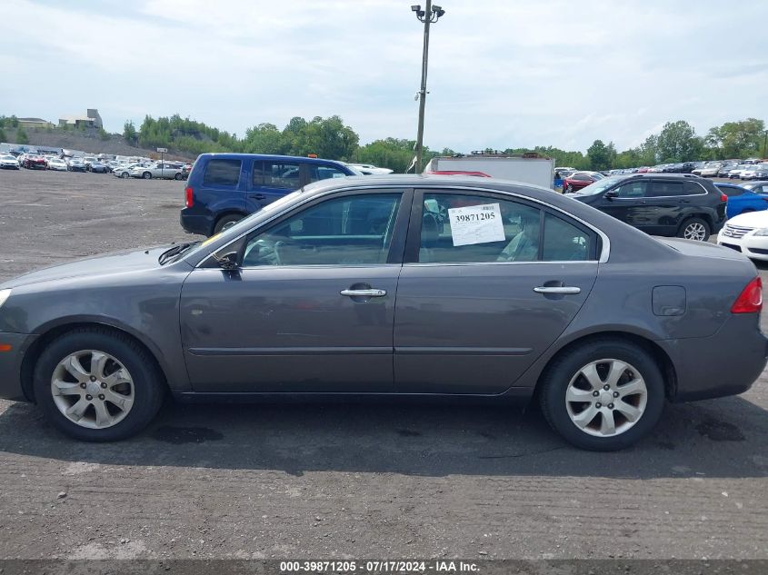 2007 Kia Optima Ex VIN: KNAGE123175127380 Lot: 39871205