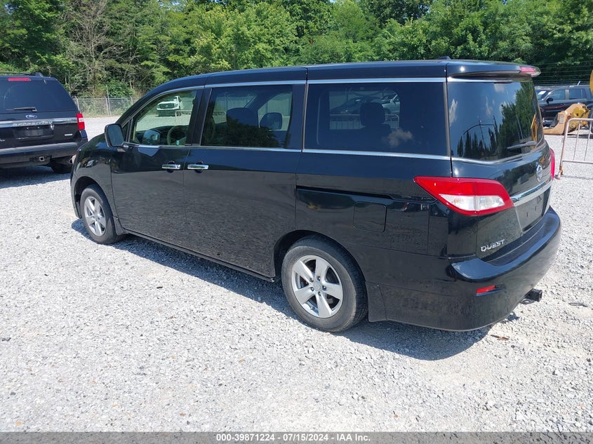 2013 Nissan Quest Sv VIN: JN8AE2KP3D9060033 Lot: 39871224
