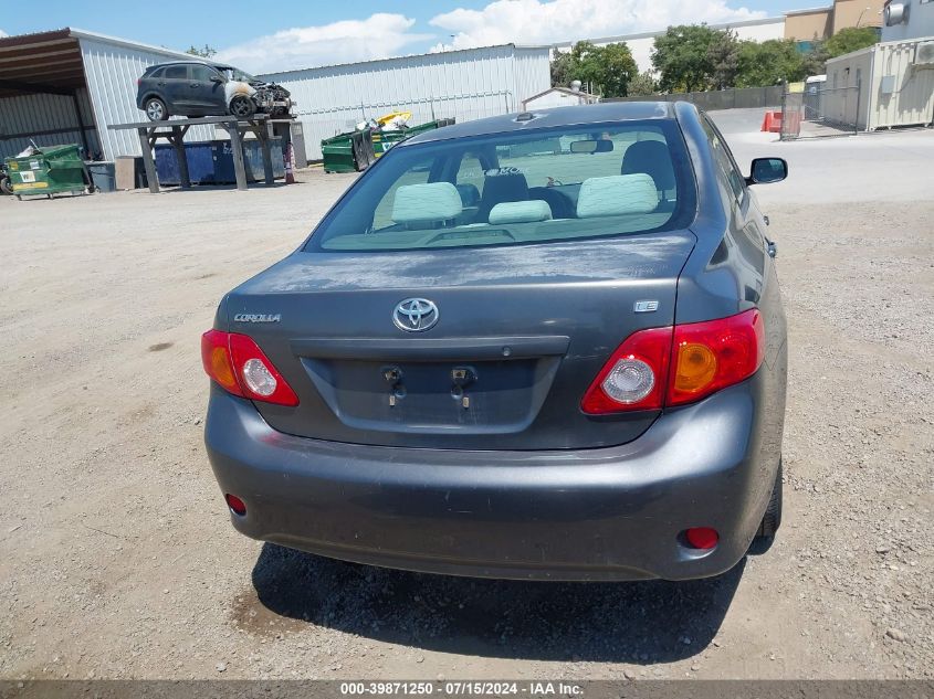 2009 Toyota Corolla Le VIN: JTDBL40E799062250 Lot: 39871250