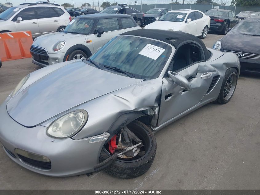 2005 Porsche Boxster S VIN: WP0CB29825U730536 Lot: 39871272