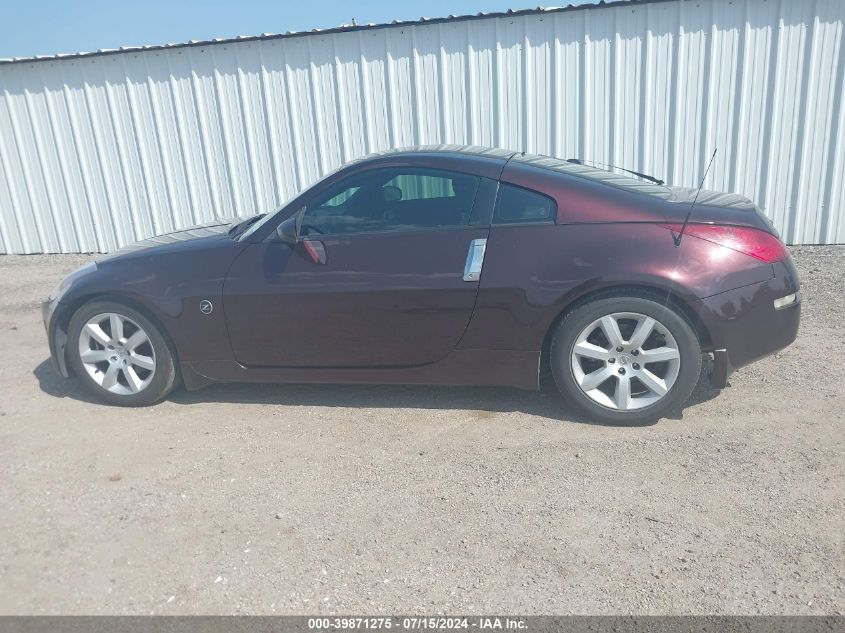 2003 Nissan 350Z Enthusiast VIN: JN1AZ34D83T113399 Lot: 39871275