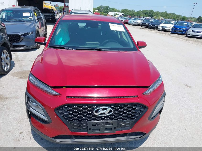 2019 Hyundai Kona Se VIN: KM8K1CAA0KU214394 Lot: 39871319