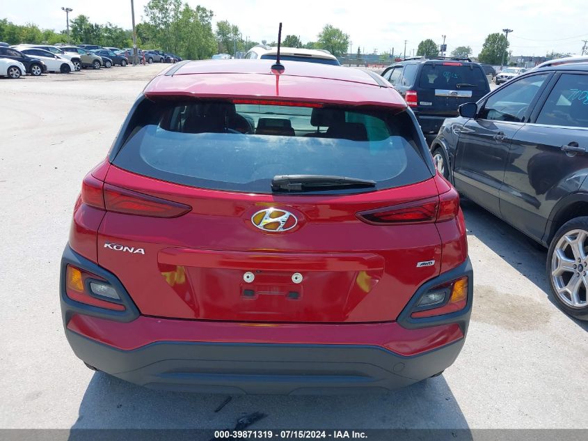 2019 Hyundai Kona Se VIN: KM8K1CAA0KU214394 Lot: 39871319