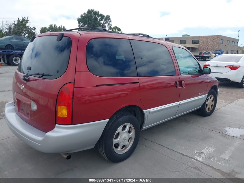 2000 Nissan Quest Gle/Gxe/Se-Cloth/Se-Leather VIN: 4N2XN11T0YD818182 Lot: 39871341