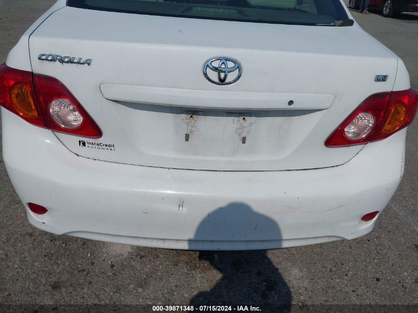 2010 Toyota Corolla Le VIN: 1NXBU4EE6AZ370982 Lot: 39871348