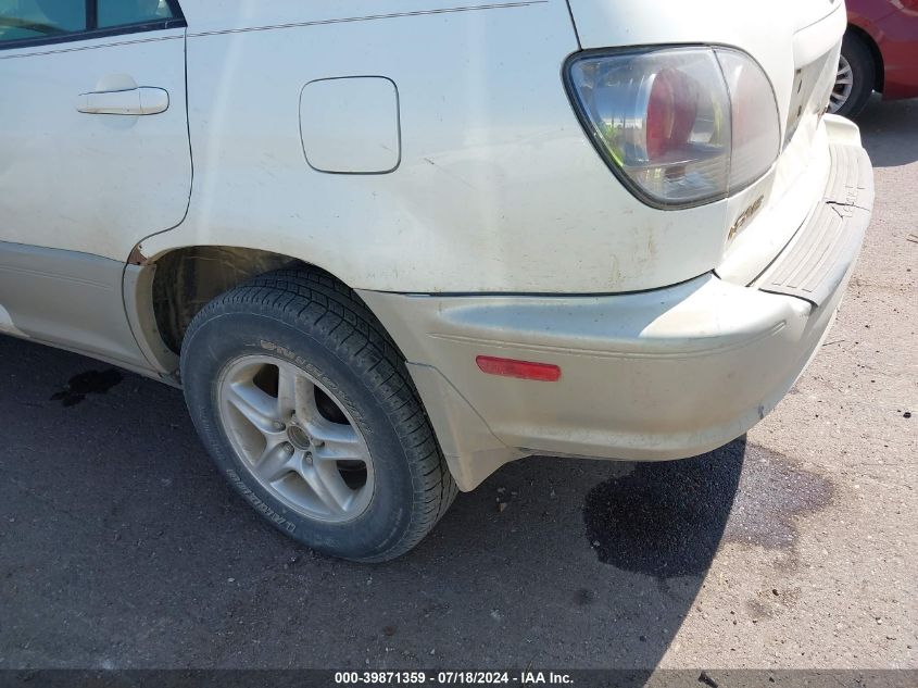 2002 Lexus Rx 300 VIN: JTJHF10U220262998 Lot: 39871359