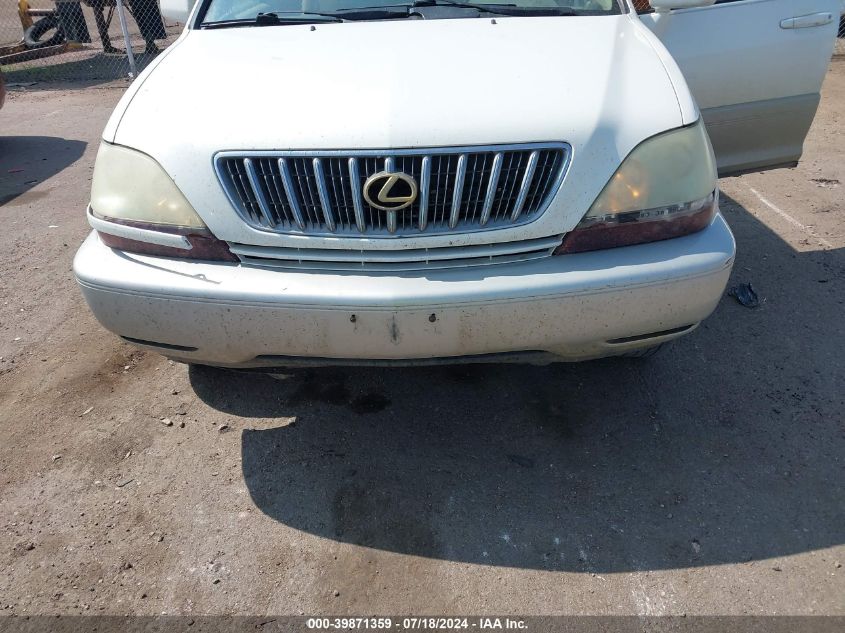 2002 Lexus Rx 300 VIN: JTJHF10U220262998 Lot: 39871359