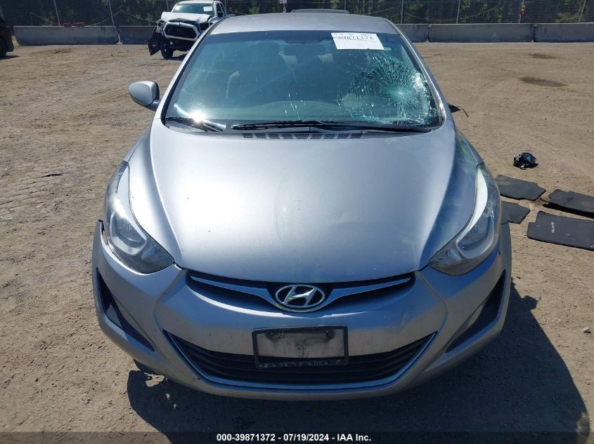 2016 Hyundai Elantra Se VIN: 5NPDH4AE4GH720216 Lot: 39871372