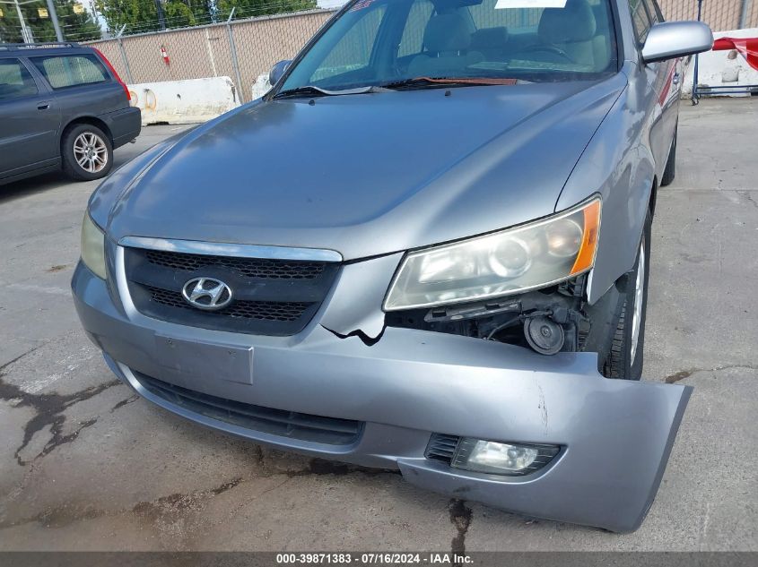 2006 Hyundai Sonata Gls/Lx VIN: 5NPEU46F06H020631 Lot: 39871383