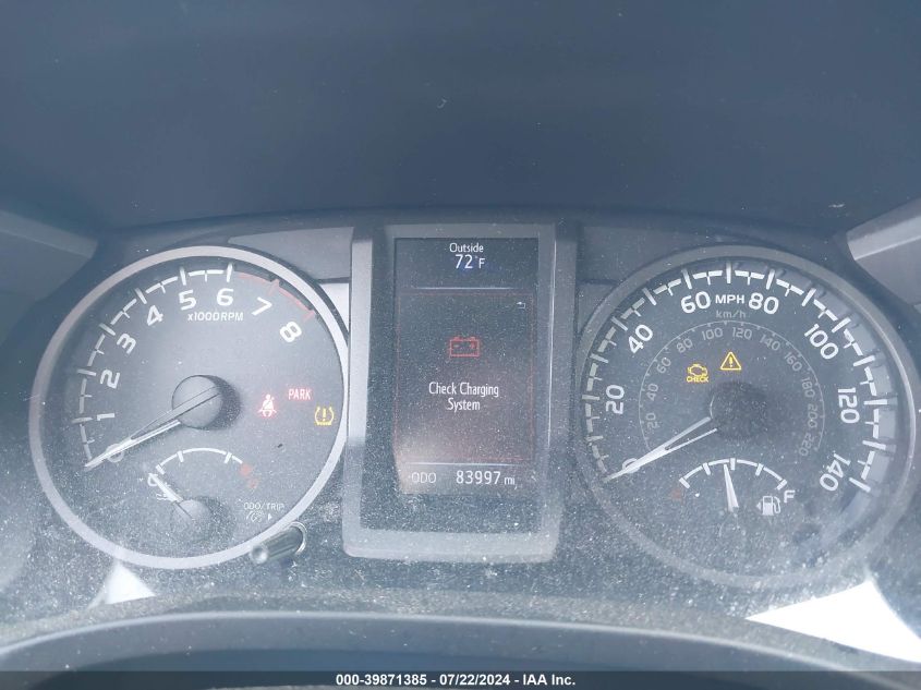 2018 Toyota Tacoma Trd Sport VIN: 5TFCZ5AN8JX159061 Lot: 39871385