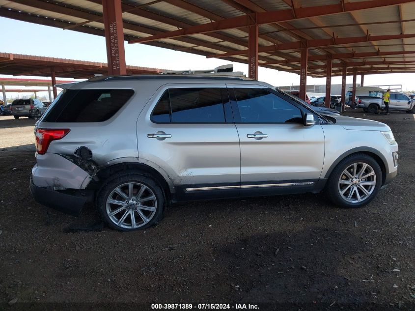 2016 Ford Explorer Limited VIN: 1FM5K7F84GGA88103 Lot: 39871389