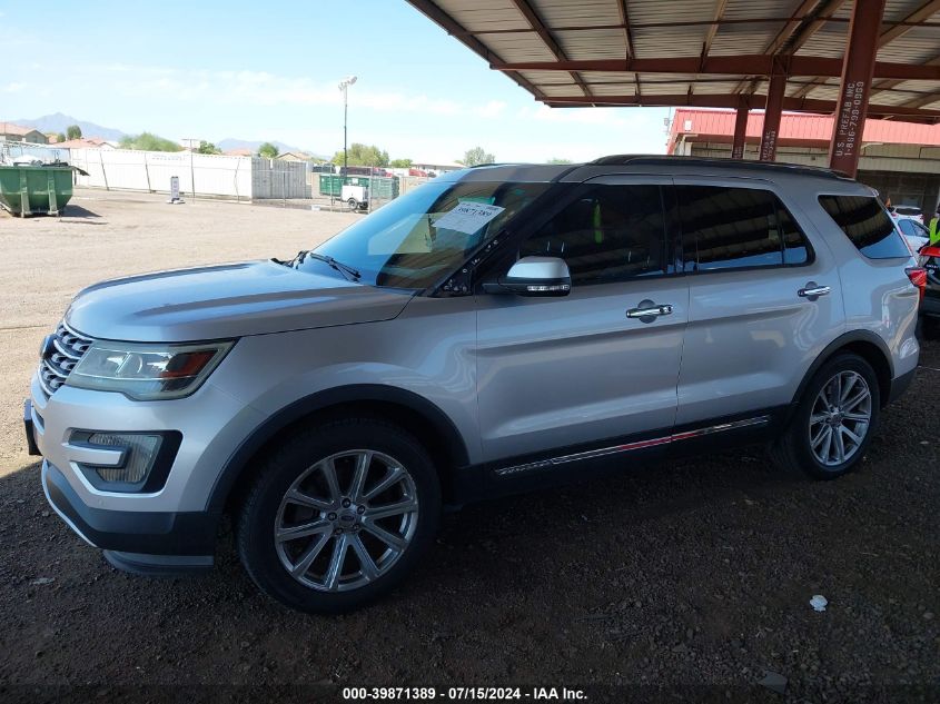 2016 Ford Explorer Limited VIN: 1FM5K7F84GGA88103 Lot: 39871389