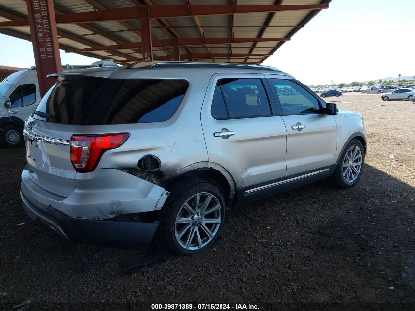 2016 Ford Explorer Limited VIN: 1FM5K7F84GGA88103 Lot: 39871389