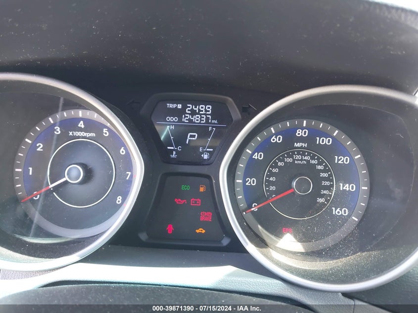 2012 Hyundai Elantra Limited (Ulsan Plant) VIN: KMHDH4AEXCU194640 Lot: 39871390