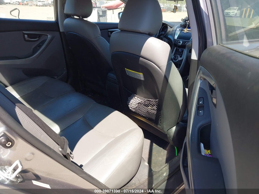 2012 Hyundai Elantra Limited (Ulsan Plant) VIN: KMHDH4AEXCU194640 Lot: 39871390