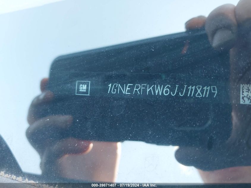 2018 Chevrolet Traverse Ls VIN: 1GNERFKW6JJ118119 Lot: 39871407