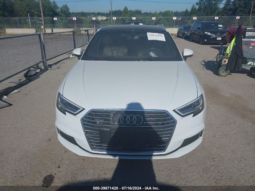 2017 Audi A3 E-Tron E-Tron Premium Plus VIN: WAUTPBFF3HA134245 Lot: 39871420