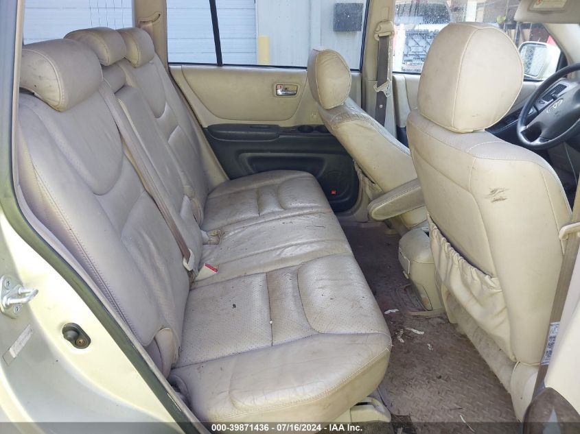 2003 Toyota Highlander Limited VIN: JTEHF21AX30119503 Lot: 39871436