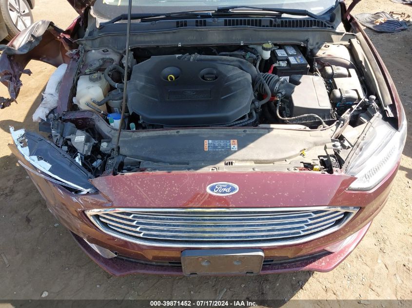 2017 Ford Fusion Titanium VIN: 3FA6P0K91HR270809 Lot: 39871452