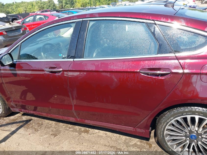 2017 Ford Fusion Titanium VIN: 3FA6P0K91HR270809 Lot: 39871452