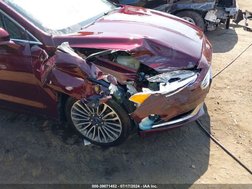 2017 Ford Fusion Titanium VIN: 3FA6P0K91HR270809 Lot: 39871452