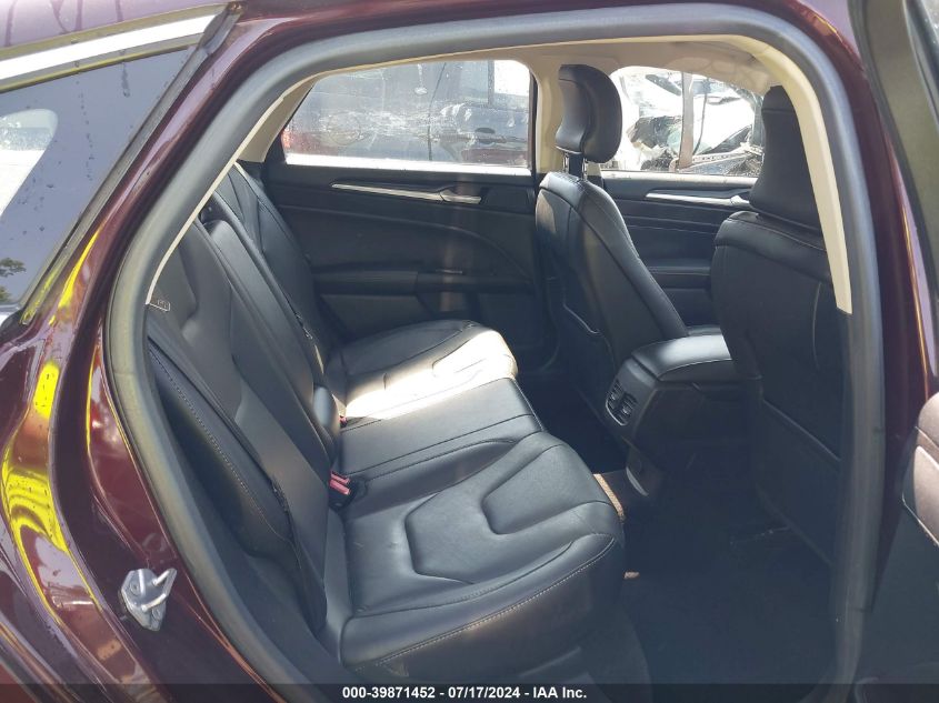 2017 Ford Fusion Titanium VIN: 3FA6P0K91HR270809 Lot: 39871452