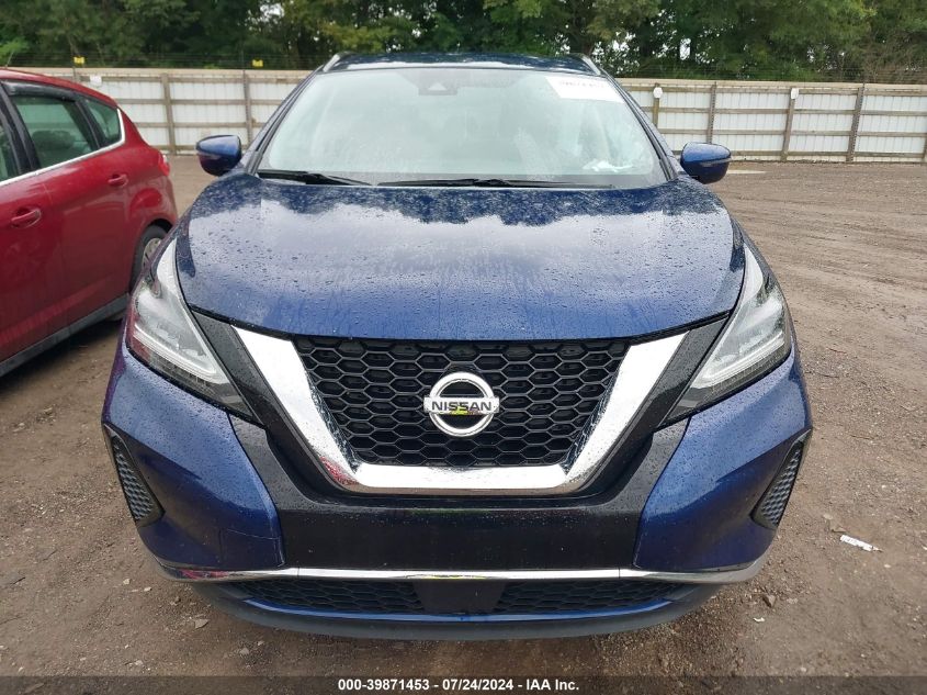 2020 Nissan Murano Sv Fwd VIN: 5N1AZ2BJ3LN106019 Lot: 39871453