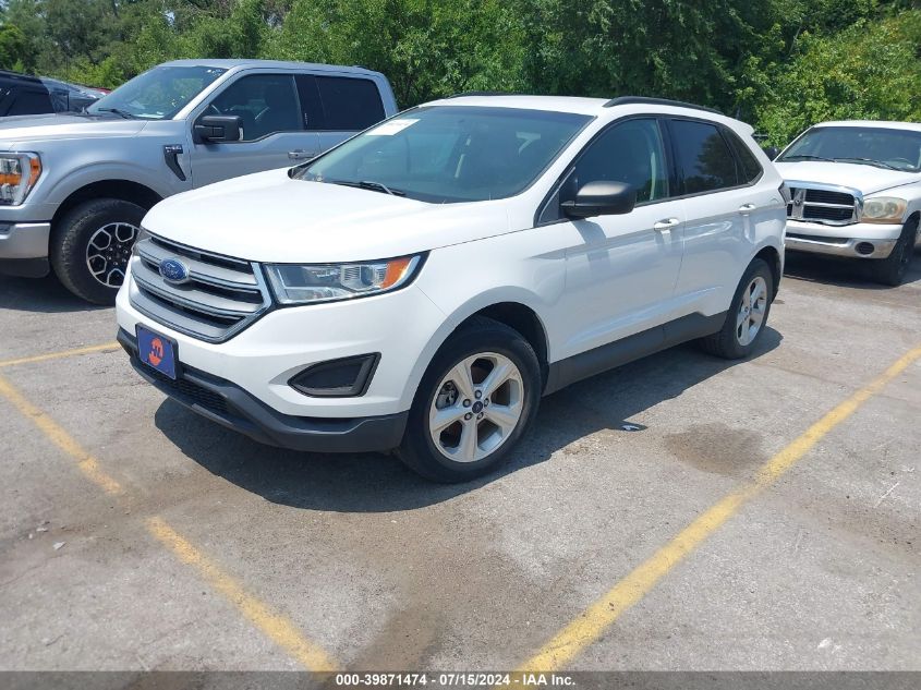 2015 Ford Edge Se VIN: 2FMTK3G90FBB45233 Lot: 39871474