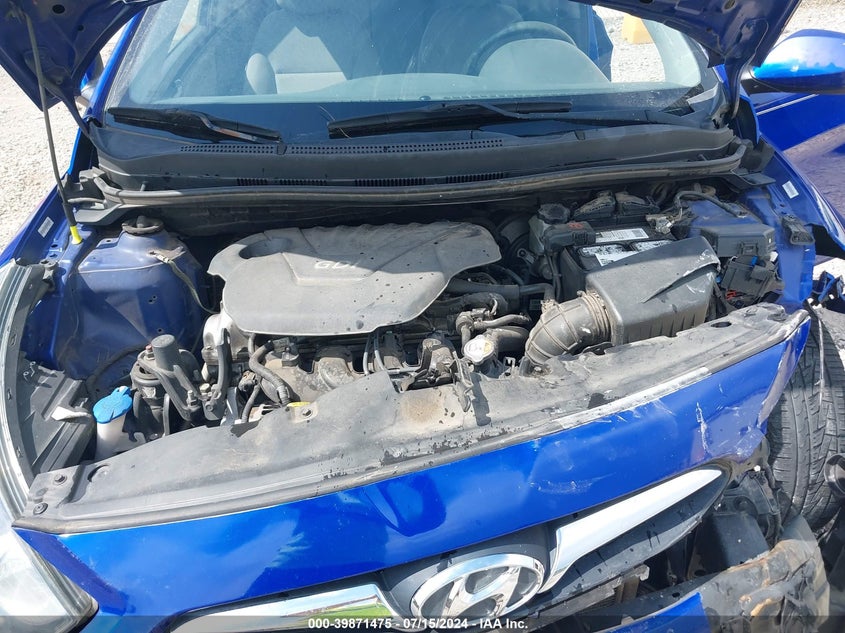 2012 Hyundai Accent Gls VIN: KMHCU4AE2CU139025 Lot: 39871475