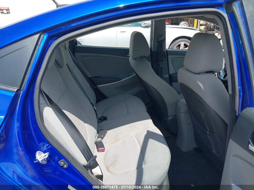 2012 Hyundai Accent Gls VIN: KMHCU4AE2CU139025 Lot: 39871475