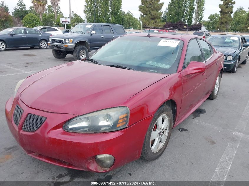 2004 Pontiac Grand Prix Gt2 VIN: 2G2WS522641140780 Lot: 39871492