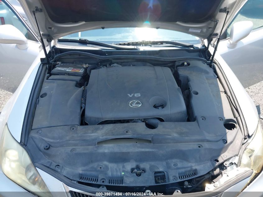 2007 Lexus Is 250 VIN: JTHCK262772013692 Lot: 39871494