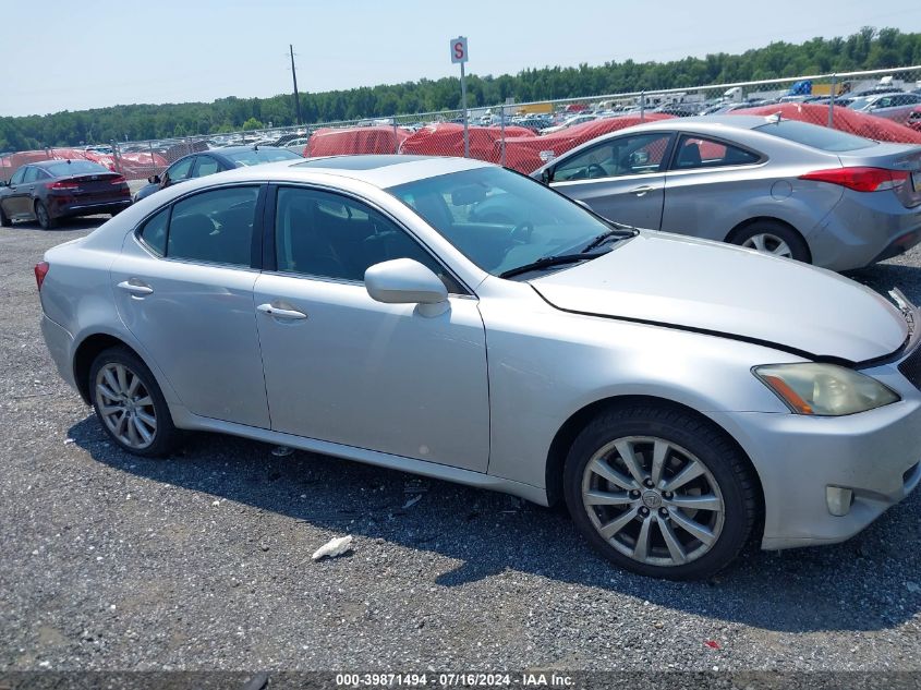 2007 Lexus Is 250 VIN: JTHCK262772013692 Lot: 39871494
