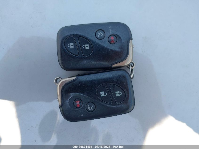 2007 Lexus Is 250 VIN: JTHCK262772013692 Lot: 39871494