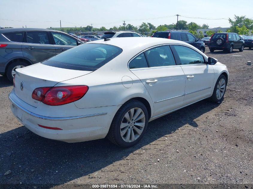 2011 Volkswagen Cc Sport VIN: WVWMP7AN7BE726136 Lot: 39871594