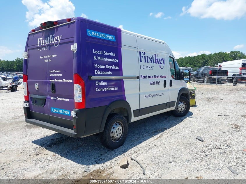 2023 RAM PROMASTER 1500 HIGH ROOF 136 WB - 3C6LRVBG5PE532959