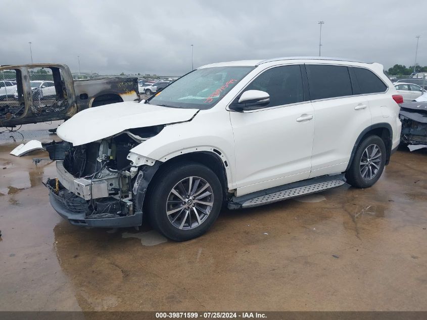 2017 TOYOTA HIGHLANDER XLE - 5TDKZRFH5HS512846