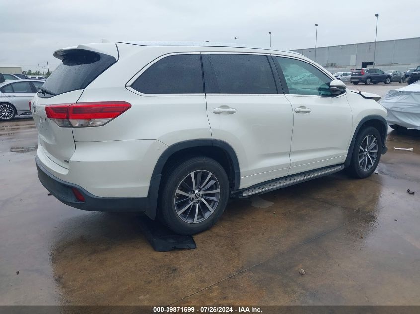 2017 TOYOTA HIGHLANDER XLE - 5TDKZRFH5HS512846