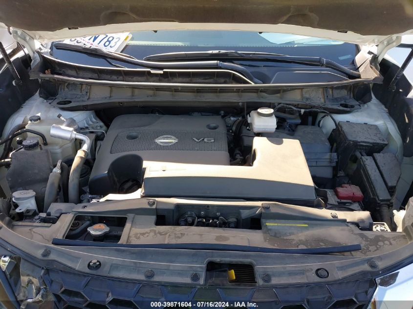 2019 Nissan Murano Sl VIN: 5N1AZ2MS4KN113243 Lot: 39871604