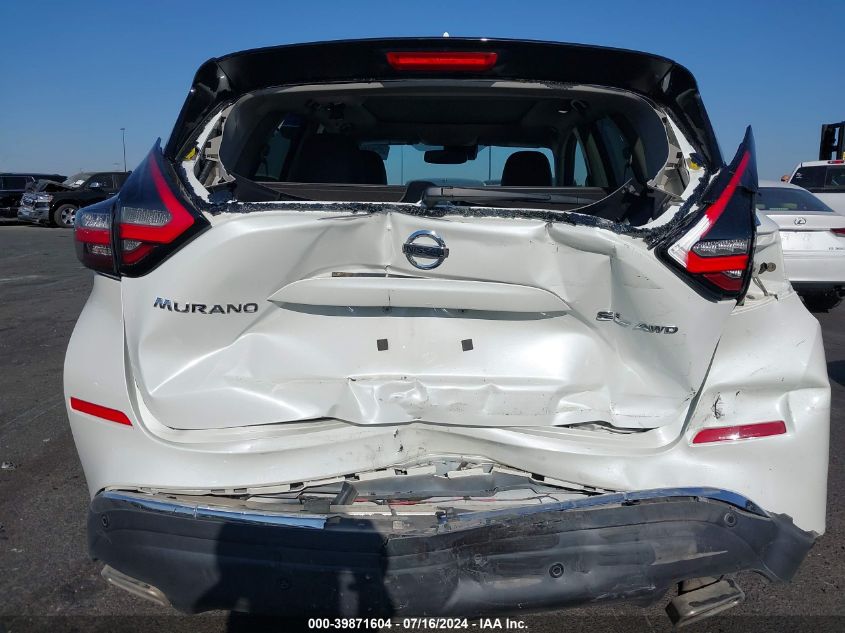 2019 Nissan Murano Sl VIN: 5N1AZ2MS4KN113243 Lot: 39871604
