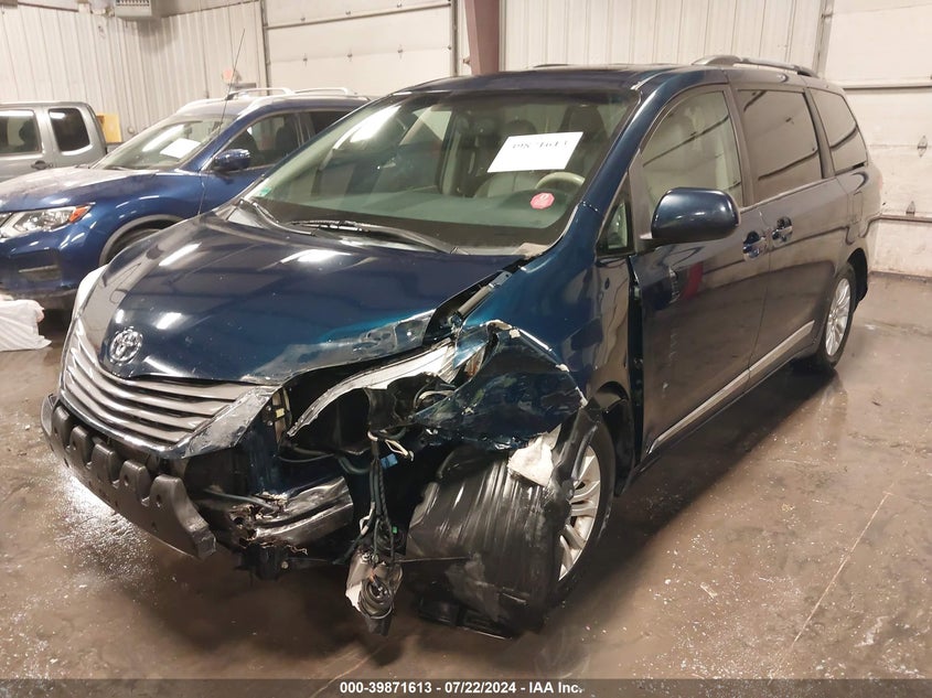 2012 Toyota Sienna Xle V6 8 Passenger VIN: 5TDYK3DC9CS254620 Lot: 39871613