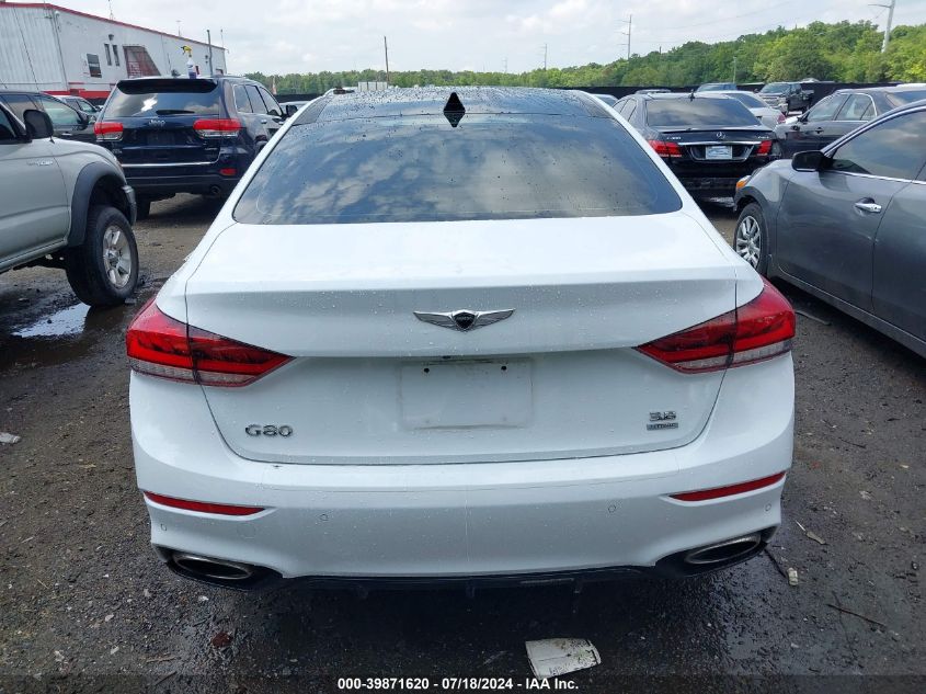 2019 Genesis G80 3.8 VIN: KMTFN4JE3KU320553 Lot: 39871620