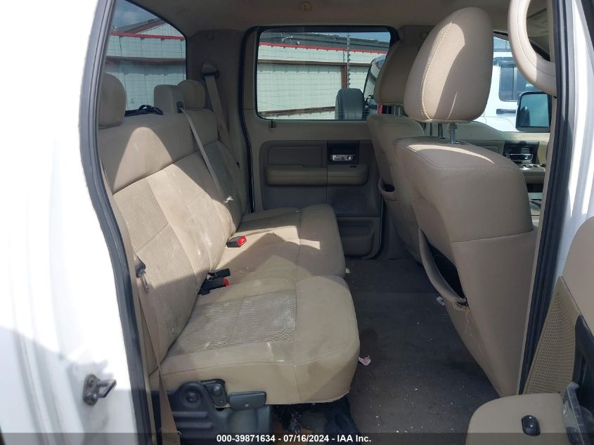 2006 Ford F-150 Xlt VIN: 1FTRW12W26FA86107 Lot: 39871634