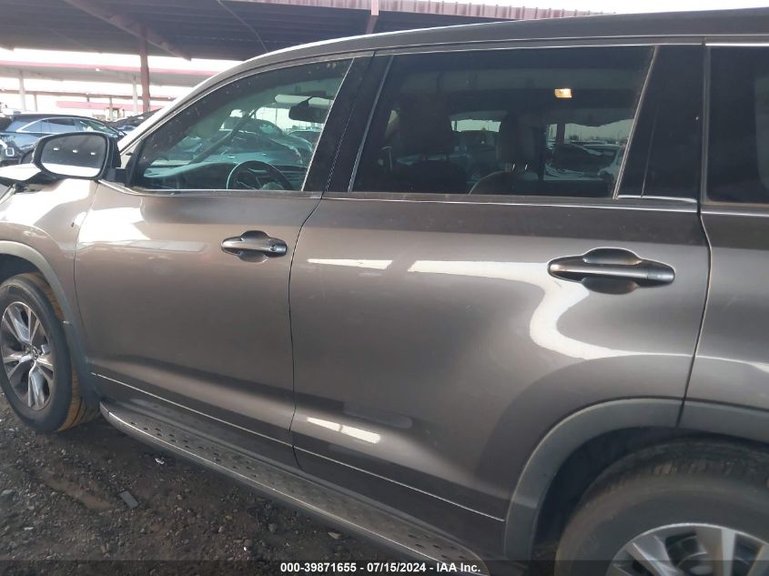 2016 Toyota Highlander Le Plus V6 VIN: 5TDZKRFH8GS137150 Lot: 39871655