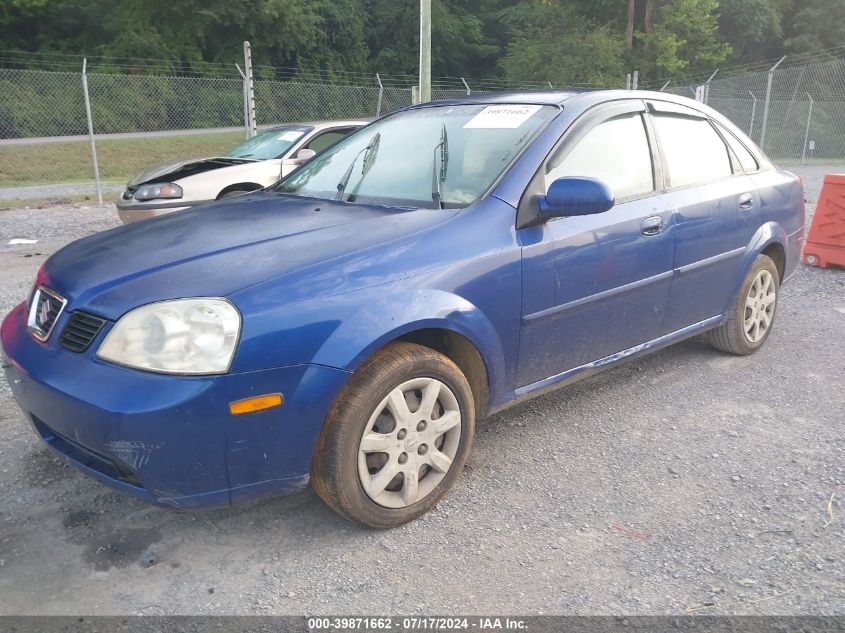 2005 Suzuki Forenza S VIN: KL5JD56Z45K105654 Lot: 39871662