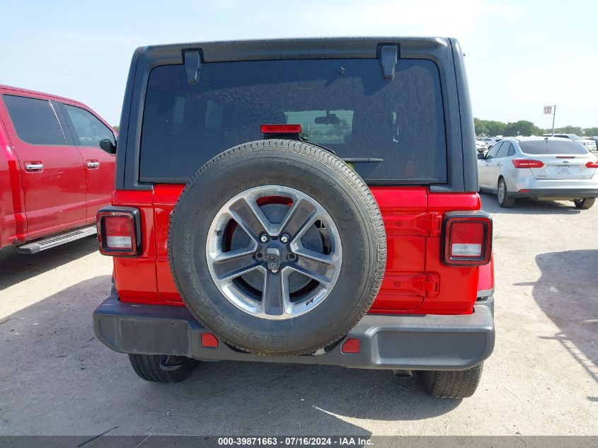 2019 Jeep Wrangler Unlimited Sahara 4X4 VIN: 1C4HJXEN4KW591690 Lot: 39871663